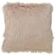 Fluffy Beige Faux Fur Cushion - for a cosy, warm atmosphere