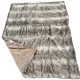 Taupe bont plaid - zacht imitatiebont & 100% diervriendelijk