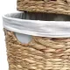 Water Hyacinth XXL Laundry Basket White