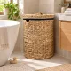 Water Hyacinth XXL Laundry Basket Black