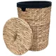 Water Hyacinth XXL Laundry Basket Black