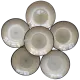 Gebaksbordjes Set in Beige