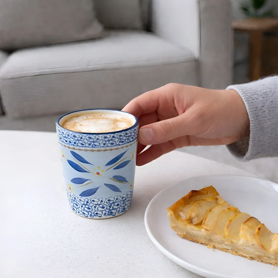 Coffee Mug Old World Blue - mix & match!