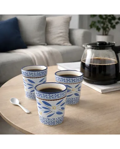 Coffee Mug Old World Blue - mix & match!