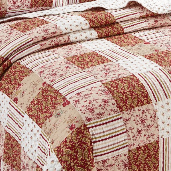 Paisley Delight Roze Bedsprei