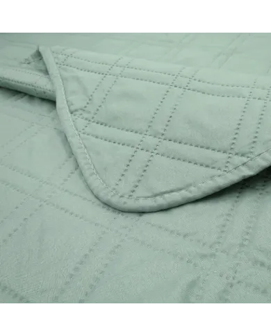 Reversible Bedspread Moss Green