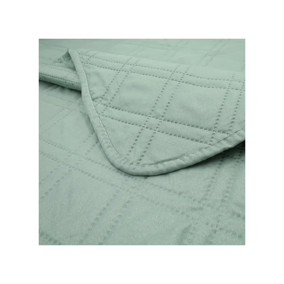 Reversible Bedspread Moss Green