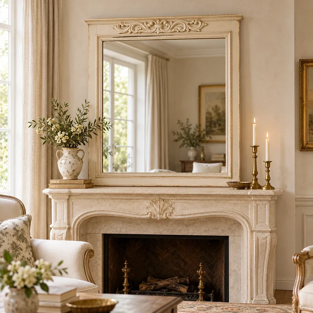 Meubel Ornamenten Acanthus-Scroll
