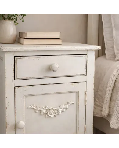 Furniture Appliques Rosebud - elegant decorative trim for furniture