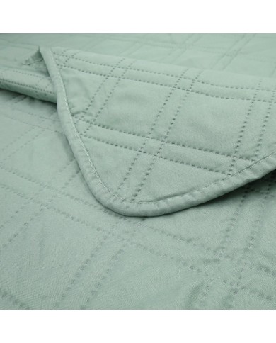 Omkeerbare Bedsprei Moss Green Omkeerbare Bedsprei Moss Green