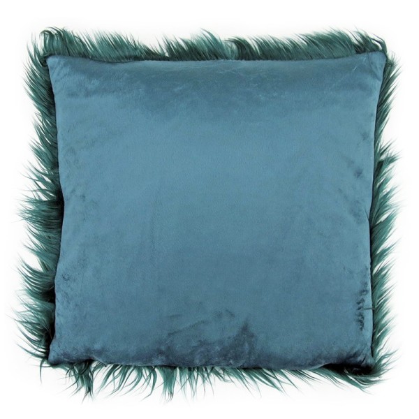 Fluffy Scatter Cushion Teal