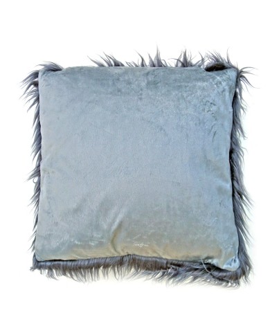 Fluffy Grey Faux Fur Cushion - soft fluffy scatter cushions