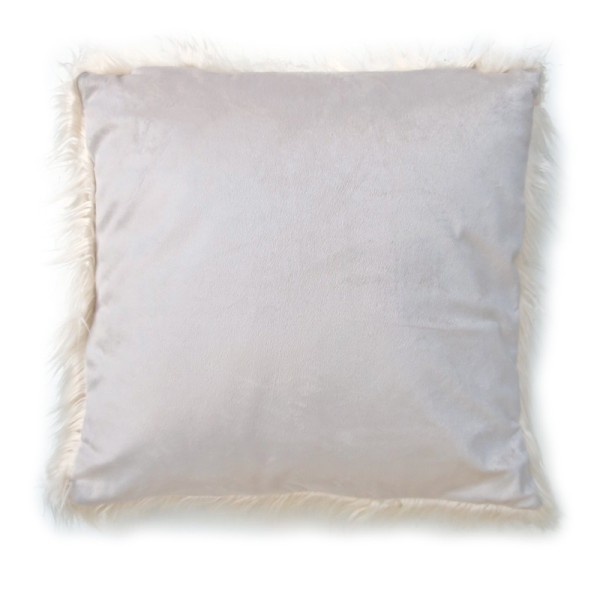 Fluffy Scatter Cushion White