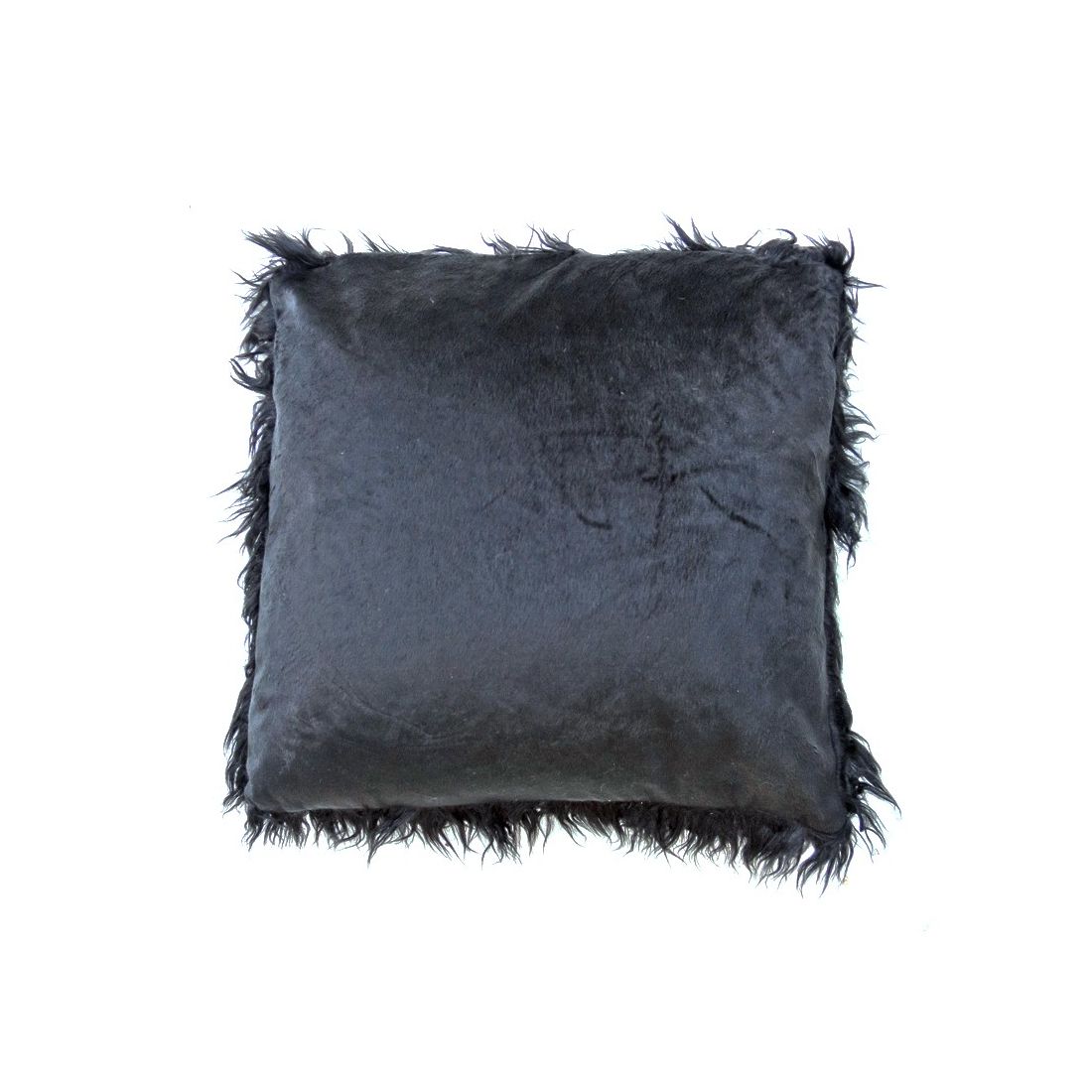 Fluffy Zwarte Kussen Fluffy Zwarte Kussen