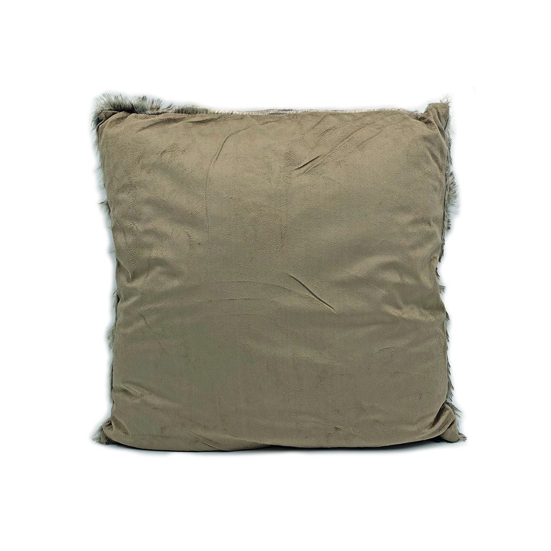 Faux Fur Cushion Taupe