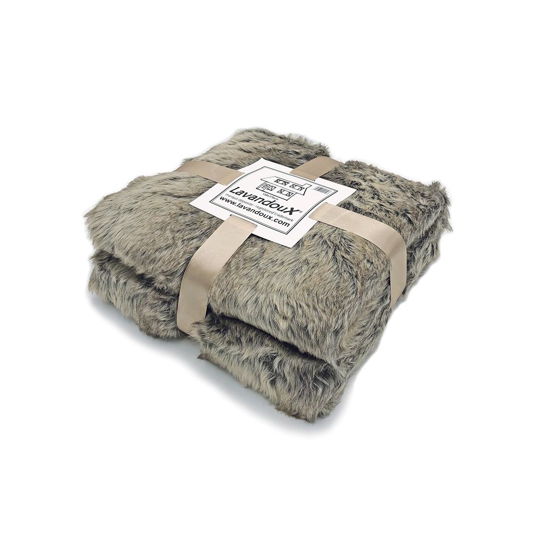 Imitatiebont Taupe Plaid 130x170