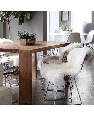 White Faux Sheepskin Rug