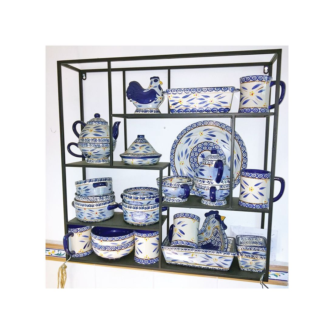 Oven Dish in Old World Blue