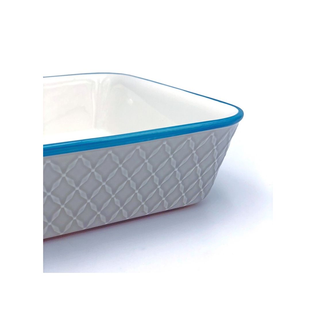 Square Burano Oven Dish in Grey