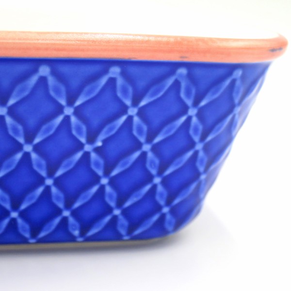 Square Burano Oven Dish in Blue