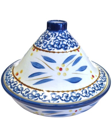 Classic Glazed Tagine in Old World Blue