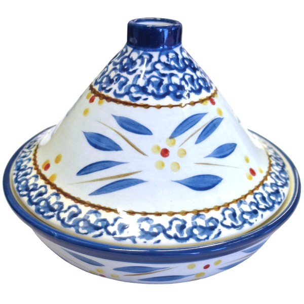 Classic Glazed Tagine in Old World Blue