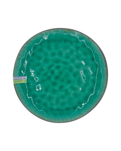 Crackle Glaze Side Plate Set in Green