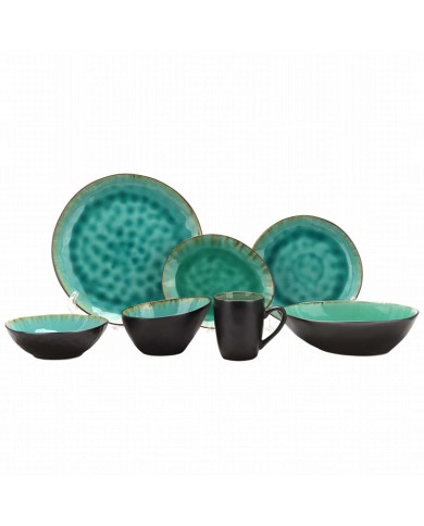 Soepkom Groen Set Steengoed - ieder exemplaar is weer uniek!