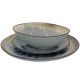 Stoneware Dinner Plate Set in Lilac