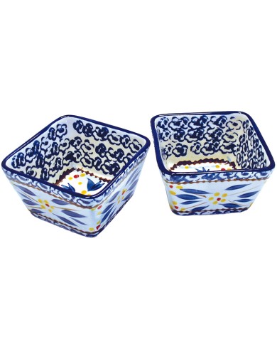 Square Tapas Set - Old World Blue 200ml