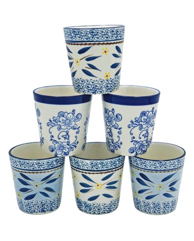 Koffiemok Blauw Old World Koffiemok Blauw Old World